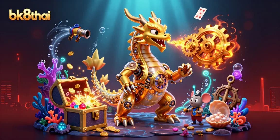 Experience thrilling casino fun with bk8thai in a magical underwater world.