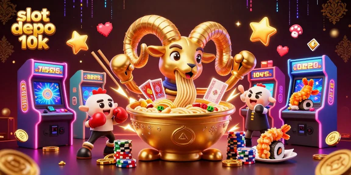 Menang besar dengan slot depo 10k sambil bermain di mesin slot yang mengesankan.