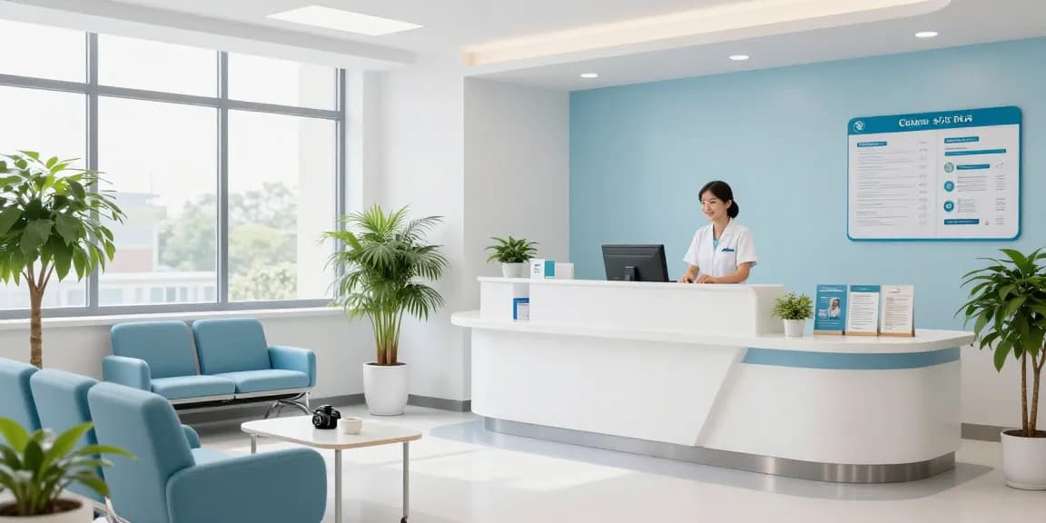 David Hoffmeister reviews insights in a healthcare clinic environment showcasing patient care services and compassionate healthcare providers.