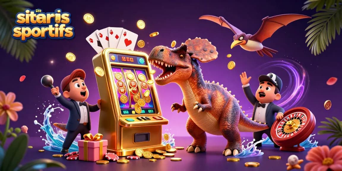 Jouez sur le site de paris sportifs avec un pachycephalosaurus et un ankylosaure au casino