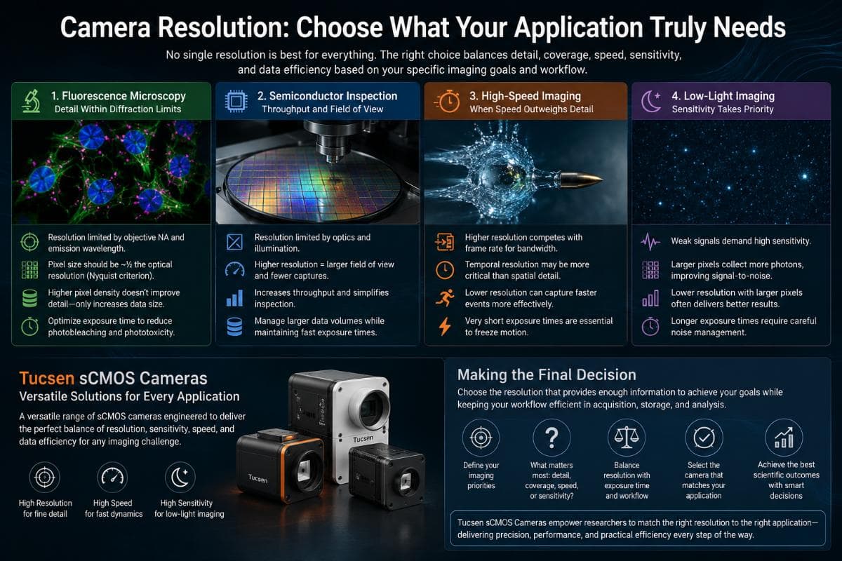Choosing the Right Camera Resolution for Your Scientific Application