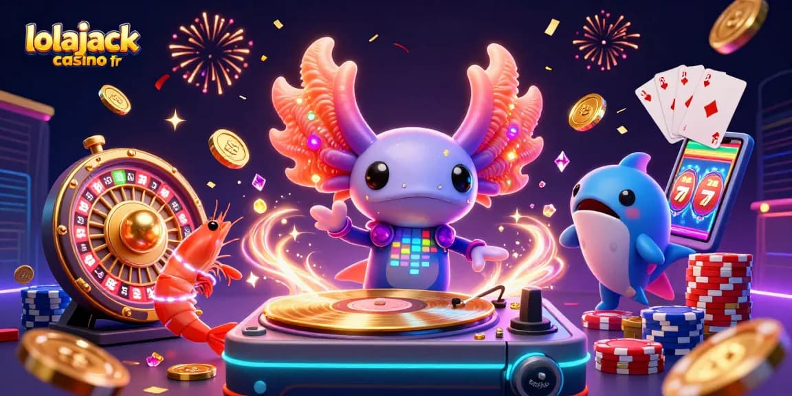 Jouez au Lolajack Casino fr avec des jeux de machines à sous colorés et des animations vibrantes.