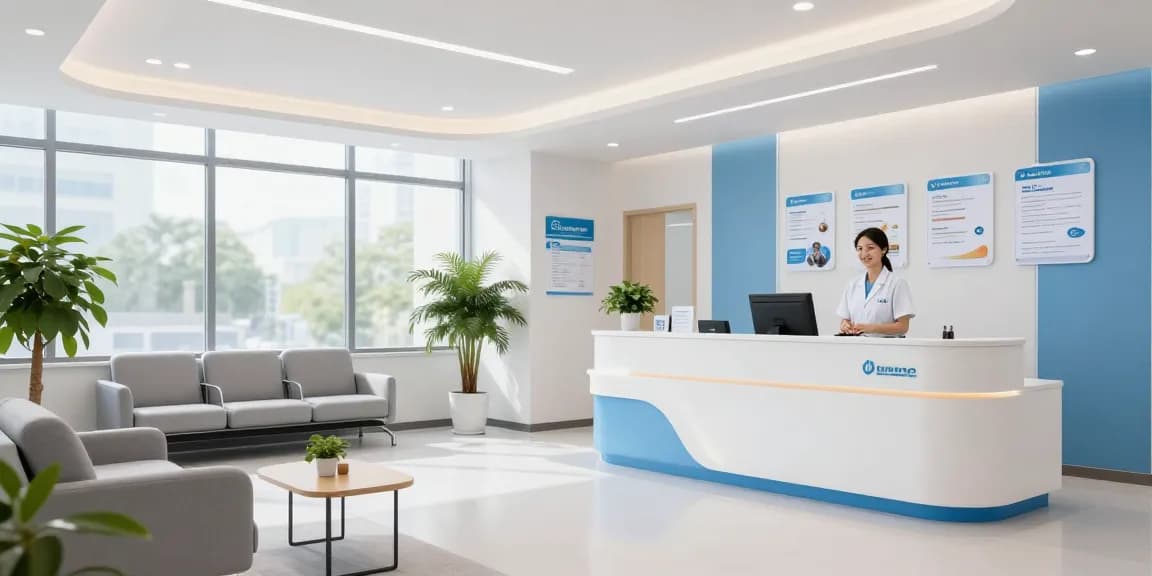 Hair transplant turkey at a modern health clinic showcasing patient care and doctor consultation.