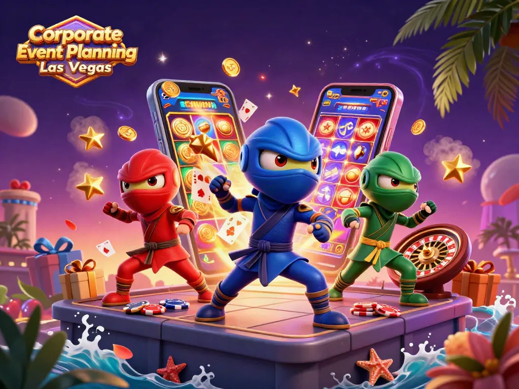 Experience engaging Corporate Event Planning Las Vegas with vibrant slot games and dynamic entertainment.