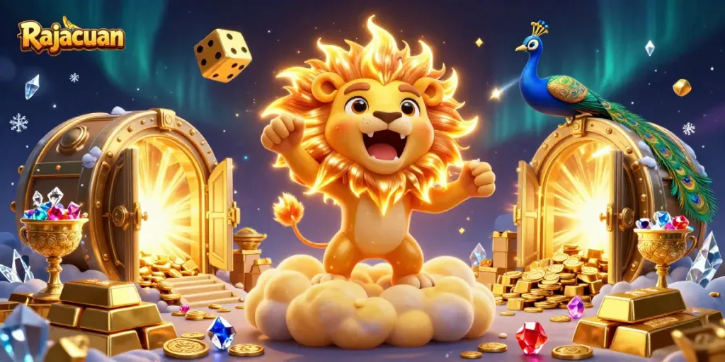 Spin the reels with Rajacuan and uncover treasures in an ultra-detailed 3D casino scene.