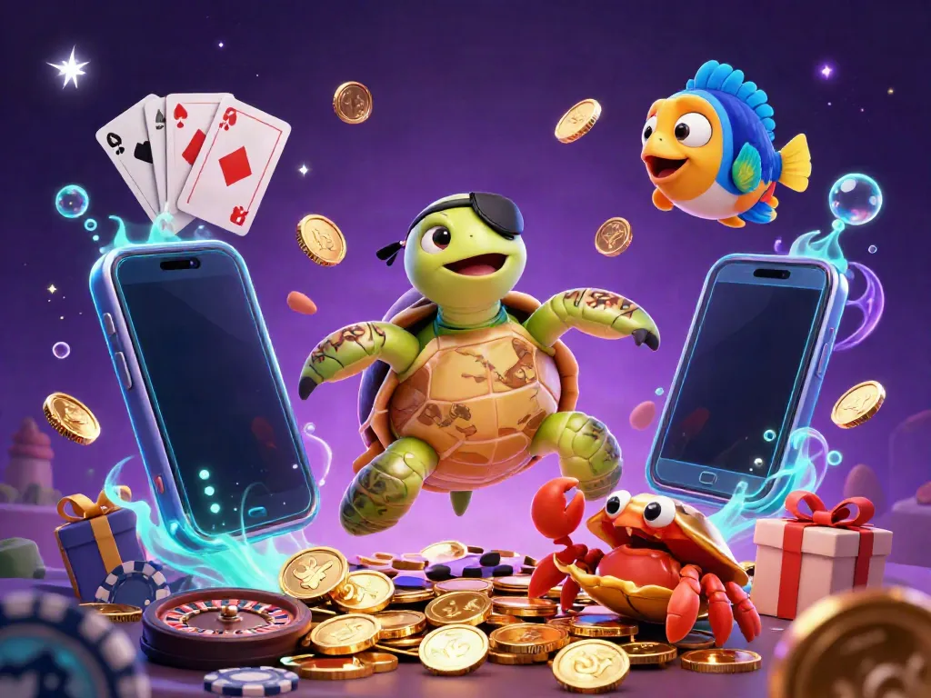 Spin the vibrant slot game with 3D characters and dynamic casino elements in an underwater treasure scene.