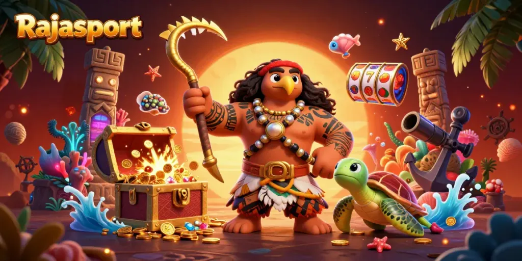 Rajasport menawarkan pengalaman bermain slot online yang seru dengan elemen visual yang menarik dan penuh aksi.