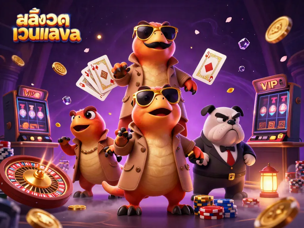 ทำให้สล็อตเว็บตรงa เป็นจริง กับ 3D การ์ตูน แร็พเตอร์สามตัวในโค้ตที่พยายามเข้าคาสิโนวีไอพี