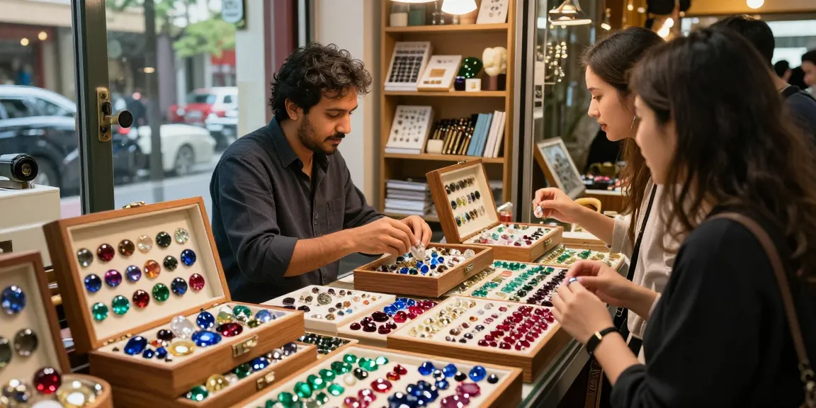 Explore high-quality gemstones at My Gem Spot, featuring curated displays and expert merchants.