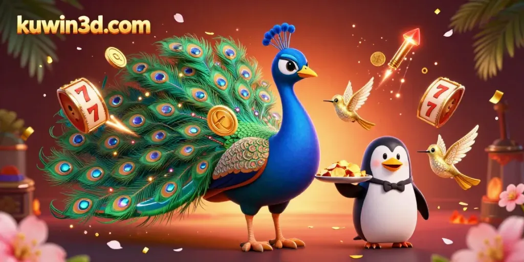Experience the vibrant gaming action at kuwin3d com with charming characters and dynamic casino elements.