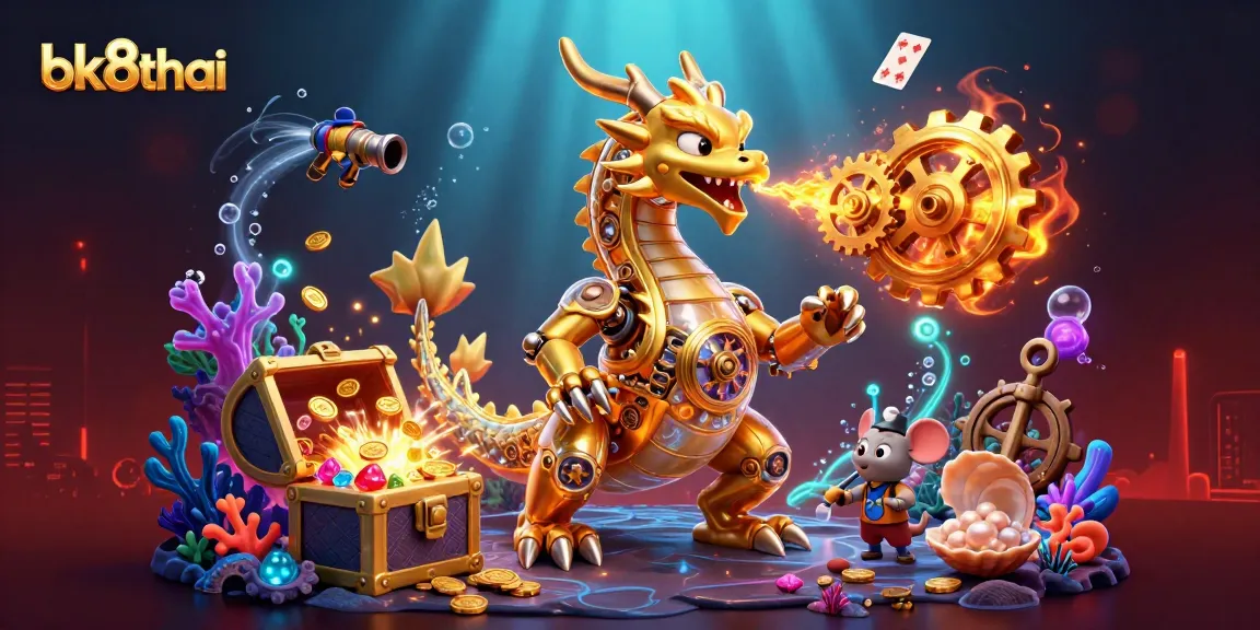 Experience thrilling casino fun with bk8thai in a magical underwater world.