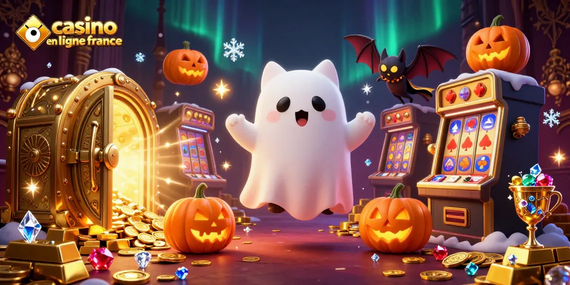 Profitez du casino en ligne france avec un chat fantôme dans un manoir hanté rempli de trésors