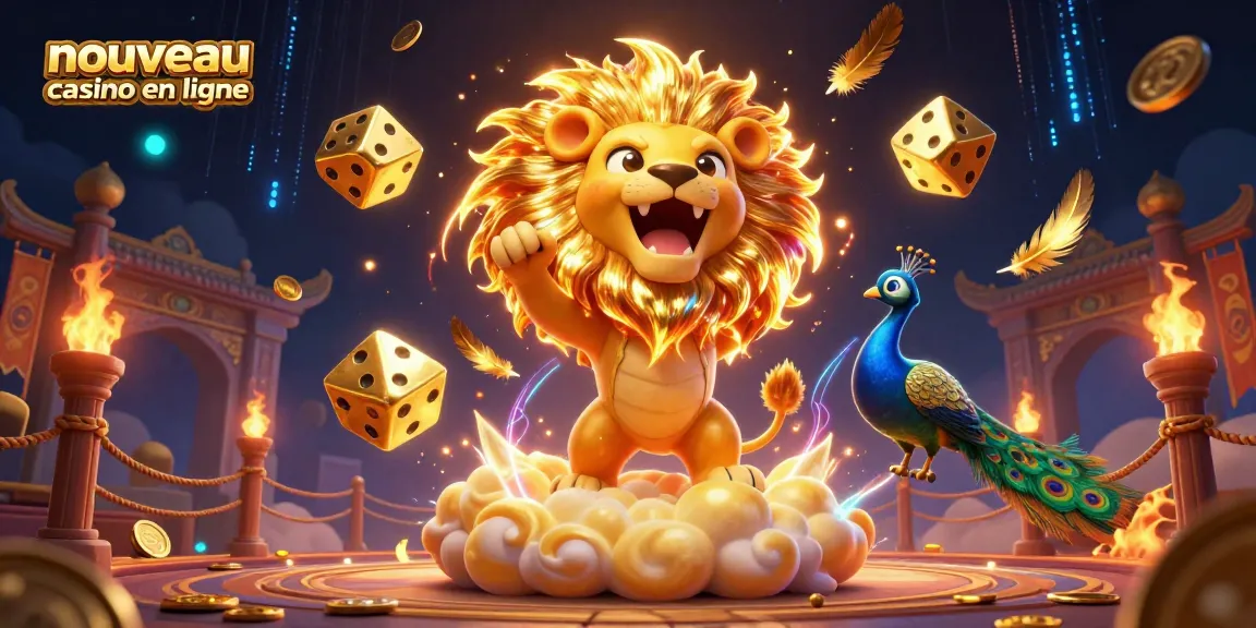 Nouveau casino en ligne : lancez des dés en or dans une scène de jeu captivante.