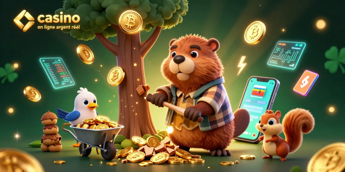 Apprenez à jouer au casino en ligne argent réel avec des personnages ludiques et des éléments de crypto-monnaie.