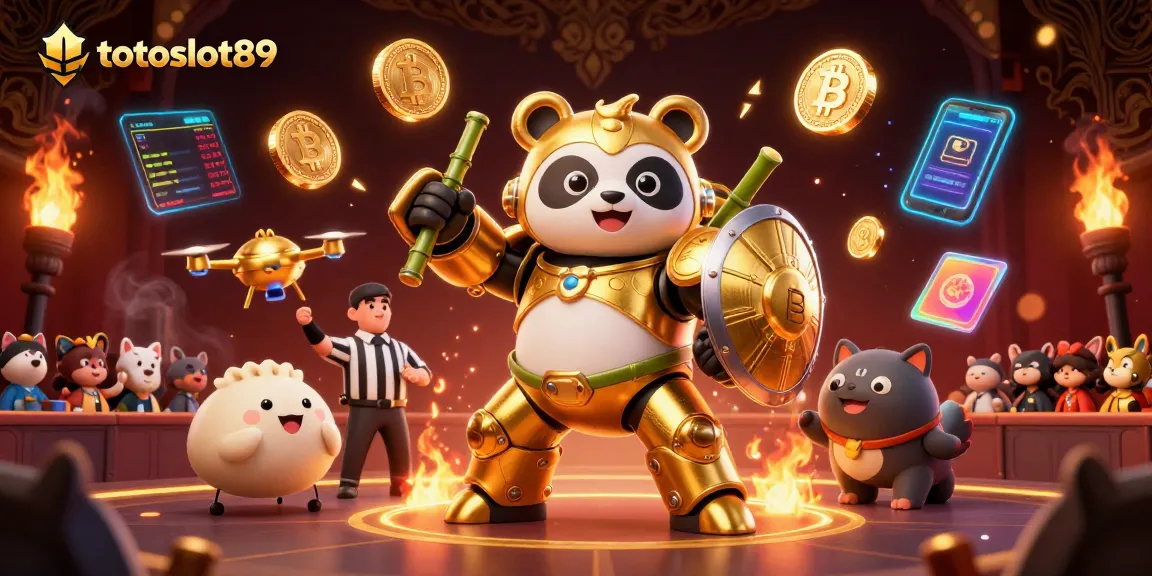 Engage with totoslot89 features in this immersive casino scene packed with action and vibrant elements.