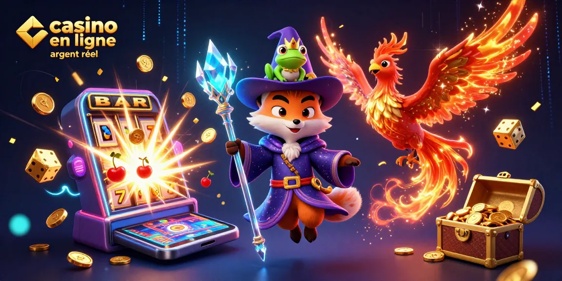 Faites l'expérience d'un casino en ligne argent réel avec un magicien, un phoenix et une machine à sous dynamique.
