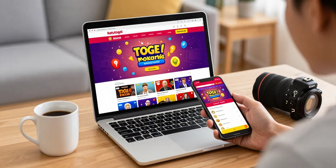 Pengguna aktif Ratutogel sedang menikmati layanan togel online di rumah dengan tampilan situs yang menarik.