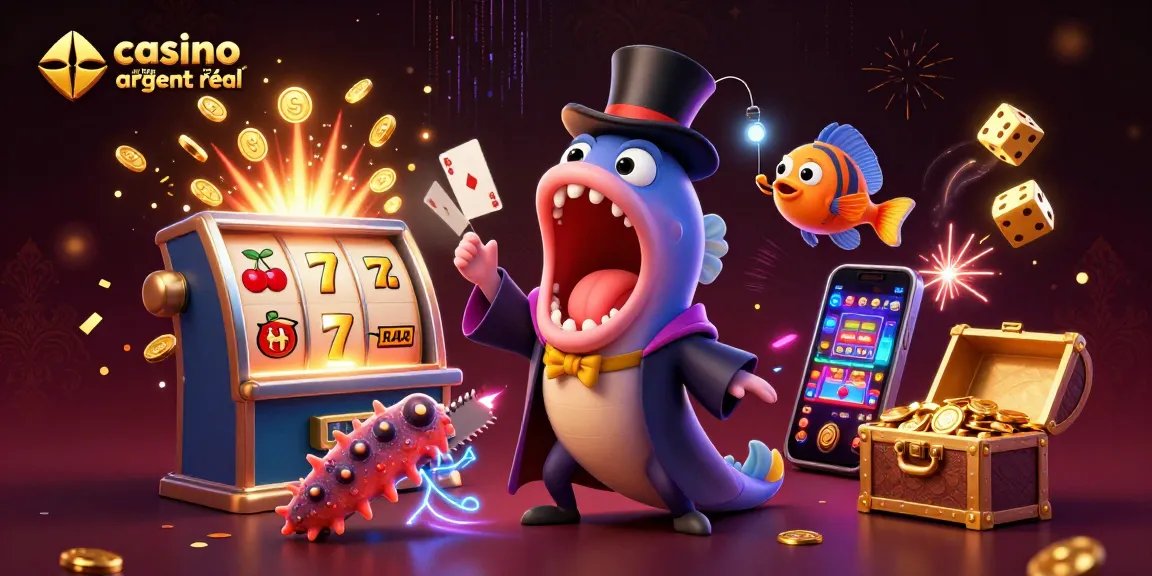 Jouer à des jeux dans un casino en ligne argent réel avec des personnages marins amusants