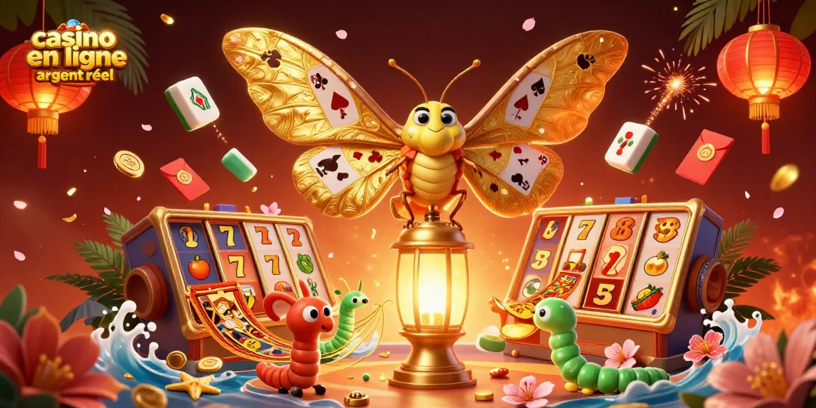 Découvrez des scènes captivantes au casino en ligne argent réel avec un atlas papillon et des éléments de jeu dynamiques.